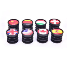 将图片加载到图库查看器,Lightweight Mini Bicycle National Flag Handlebar End Plugs For Mountain Road Bike Bicycle Grips Parts Protective Cover Handlebar Bar End Plugs Plastic Bike Handlebar End Caps For Road Bike Most Bicycle
