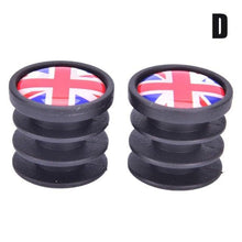 将图片加载到图库查看器,Lightweight Mini Bicycle National Flag Handlebar End Plugs For Mountain Road Bike Bicycle Grips Parts Protective Cover Handlebar Bar End Plugs Plastic Bike Handlebar End Caps For Road Bike Most Bicycle