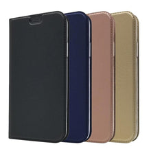 Load image into Gallery viewer, Lightweight Simple iPhone XS Case on for iPhone XS Max X XR 6S 5S 7 8 Plus 11 pro max Cover Luxury Wallet Magnet Flip Leather Cases Magnetic Closure PU Leather Phone Case Full Protective Cover for iPhone