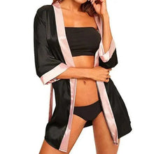 Load image into Gallery viewer, Lightweight Soft Women Comfortable Bathrobes Elegant Design Vintage Ladies Nightwear Ladies Sleepwear