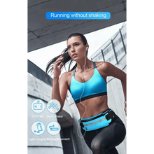 将图片加载到图库查看器,Lightweight Sports Running Waist Bag Unisex Belt Bag Waterproof Fanny Pack Bright Colors Fitness Workout Waist Bag