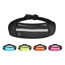 将图片加载到图库查看器,Lightweight Sports Running Waist Bag Unisex Belt Bag Waterproof Fanny Pack Bright Colors Fitness Workout Waist Bag