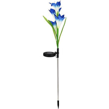 Load image into Gallery viewer, Lily Flower Multi-Color Changing LED Solar Powered Lights