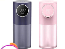 将图片加载到图库查看器,Liquid Soap Dispensers USB Rechargeable Temperature Display Automatic Dispenser Soap Foam Hand Sanitizer Machine Automatic Foaming Soap Dispenser Touchless Rechargeable Sensor Hand Soap Dispenser With Display Suitable For Bathrooms Kitchens Restaurant