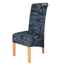 Load image into Gallery viewer, Long Backrest High Elastic Chair Cover European Backrest Seat Cover Home Washable Living Room Restaurant Hotel Party Banquet Dining Chair Cover Stretch Chair Slipcover, Spandex Elastic Removable Washable Chair Seat Covers Protector for Dining Room