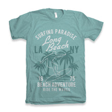 Load image into Gallery viewer, Long Beach Men's Bamboo Viscose/Organic Cotton Short Sleeve Graphic T-Shirt