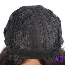 将图片加载到图库查看器,Long Kinky Straight Synthetic Wigs for Black Women Black Brown Blonde Ginger Red White Hair Afro Wigs Synthetic Hair Wigs For Black Women Cosplay Wigs For Women