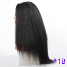 将图片加载到图库查看器,Long Kinky Straight Synthetic Wigs for Black Women Black Brown Blonde Ginger Red White Hair Afro Wigs Synthetic Hair Wigs For Black Women Cosplay Wigs For Women