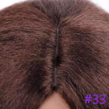 将图片加载到图库查看器,Long Kinky Straight Synthetic Wigs for Black Women Black Brown Blonde Ginger Red White Hair Afro Wigs Synthetic Hair Wigs For Black Women Cosplay Wigs For Women