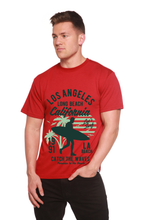 Load image into Gallery viewer, Los Angeles Men's Bamboo Viscose/Organic Cotton Short Sleeve Graphic T-Shirt