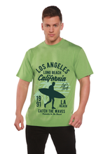 Load image into Gallery viewer, Los Angeles Men's Bamboo Viscose/Organic Cotton Short Sleeve Graphic T-Shirt