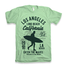 Load image into Gallery viewer, Los Angeles Men's Bamboo Viscose/Organic Cotton Short Sleeve Graphic T-Shirt