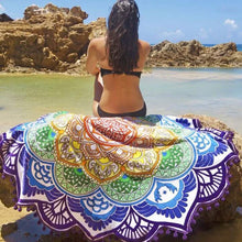 将图片加载到图库查看器,Lotus Flower Beach Throw