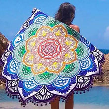 将图片加载到图库查看器,Lotus Flower Beach Throw