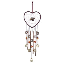 将图片加载到图库查看器,Love Shape Wind Chimes Metal Tube Bell Wind-chimes Decor Hanging Ornaments Dream-catcher Home Garden Decor Hanging Ornaments Craft Gifts For Mom Birthday Celebration