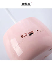 Load image into Gallery viewer, Lovely 3 Levels Dimmer Reading Table Lamp Pen Case Base Student LED Desk Lamp Girls Charge Bedside Lamp for Bedroom Studyroom Cute Study Lamps for Bedroom Décor