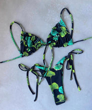Load image into Gallery viewer, Low Waist Bikini Triangle Swimwear Female String Swimsuit Women Two Piece Swimsuit Swimwear Halter String Triangle Bikini Sets Women Print 2 Piece Suit Push Up Bathing Suit Swim Suit New