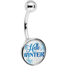 将图片加载到图库查看器,Hello Winter Snowflake Belly Ring