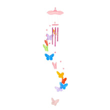 将图片加载到图库查看器,Lucky Butterfly Hanging Wind Chime Bell Garden Decoration Ornament Gift Home Decoration Fashion High-end Gift Butterfly Gift Grandmother Gift Mother Gift Birthday Gift Festival Gift Witness Friendship Outdoor Wind Chime Garden Decor