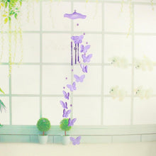 将图片加载到图库查看器,Lucky Butterfly Hanging Wind Chime Bell Garden Decoration Ornament Gift Home Decoration Fashion High-end Gift Butterfly Gift Grandmother Gift Mother Gift Birthday Gift Festival Gift Witness Friendship Outdoor Wind Chime Garden Decor