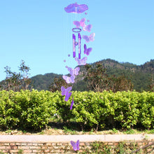 将图片加载到图库查看器,Lucky Butterfly Hanging Wind Chime Bell Garden Decoration Ornament Gift Home Decoration Fashion High-end Gift Butterfly Gift Grandmother Gift Mother Gift Birthday Gift Festival Gift Witness Friendship Outdoor Wind Chime Garden Decor