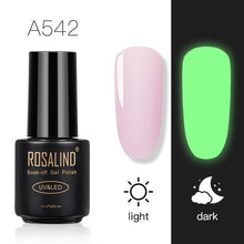 将图片加载到图库查看器,Luminous Nail Gel Polish Neon Hybrid Varnish Manicure Permanent UV Reflective Nail Polish Gel For Women and Ladies in Modern New Fashion Design