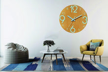 将图片加载到图库查看器,Luminous Wall Clock Silent Non-Ticking Quartz Wall Clocks Large Luminous Function Numbers and Hands Battery Operated Decorative Wall Clock for Office 12 Inch Wooden Silent Non-Ticking Kitchen Wall Clocks With Night Lights For Indoor/Outdoor Living Room