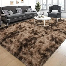 将图片加载到图库查看器,Luxurious Velvet Rectangular Shaggy Plush Carpet Rug
