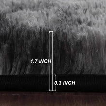 将图片加载到图库查看器,Luxurious Velvet Rectangular Shaggy Plush Carpet Rug