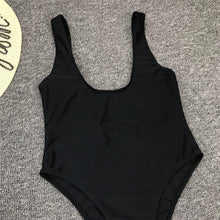 Load image into Gallery viewer, Luxury Black Female Swimsuit Vintage One Piece Ruffled Push Up Tummy Control Swimwear Halter One Piece Slimming Retro Swimsuit Women's Plus Size Push Up Bathing Suit Solid Red Swimwear Women Padded Bathing Suits