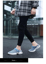 Load image into Gallery viewer, Luxury Black Mens Shoes Flip Flops Platform Slipper Sandals Men Shoe Summer Tennis Fitness Gym Garden Clog Shoes Sandals Summer Indoor Outdoor Walking Slipper