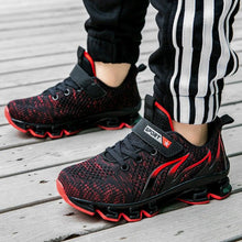 将图片加载到图库查看器,Luxury Boys Sneakers Kids Running Outdoor Children Sport Tennis Breathable Non-slip Sole Sneakers Outdoor Sport Walking Fashion Sneakers