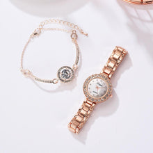 将图片加载到图库查看器,Luxury Bracelet Watches Set For Women Fashion Geometric Bangle Quartz Clock Wrist Watch With Quartz Movement Crystal Diamond Classic Fashion Romantic Jewelry Cuff Bracelet Set