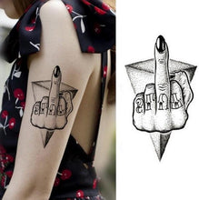将图片加载到图库查看器,Luxury Colorful And Black Womens Tattoo Temporary Flower Waterproof Elegant Modern Tattoo For Shoulder