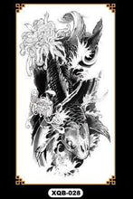 将图片加载到图库查看器,Luxury Colorful And Black Womens Tattoo Temporary Flower Waterproof Elegant Modern Tattoo For Shoulder