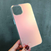 将图片加载到图库查看器,Luxury Colorful Phone Case for iPhone 14 13 Pro Max 12 11 XS X XR 7 Plus 12 13 Mini Shockproof Clear Protective Case Shock-Absorbing Bright Cover Shiny Finish Back Cover