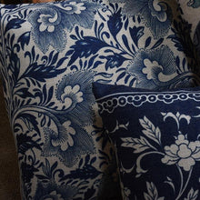 Load image into Gallery viewer, Luxury Decorative Throw Square Linen Pillowcase Blue And White Flower Bedroom Room Sofa Porcelain Printed Cushion Cover Decorative Sofa Throw Pillow Car Chair Home Decor Pillow Case Soft Design