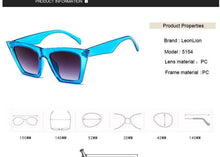 Load image into Gallery viewer, Luxury Design Sunglasses For Women Square Shape Glasses For Women New Popular Retro Design Eyewear For Women/Men Design Sunglasses