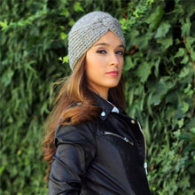 Load image into Gallery viewer, Luxury Fashion Ready To Wear Soft Cashmere Muslim Inner Hijab Caps Turban Cashmere Cross Elegant Wrap Head Hat Wool Lightweight Knitting Hijab Bonnet Cap For Women