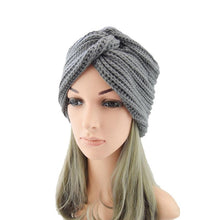 Load image into Gallery viewer, Luxury Fashion Ready To Wear Soft Cashmere Muslim Inner Hijab Caps Turban Cashmere Cross Elegant Wrap Head Hat Wool Lightweight Knitting Hijab Bonnet Cap For Women