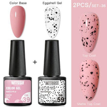 Load image into Gallery viewer, Luxury Gel Nail Polish Permanent Glossy Matte Egg Effect Elegant Stylish Eggshell Design For Women And Lady Nail Gel