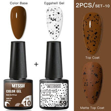 Load image into Gallery viewer, Luxury Gel Nail Polish Permanent Glossy Matte Egg Effect Elegant Stylish Eggshell Design For Women And Lady Nail Gel