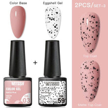 Load image into Gallery viewer, Luxury Gel Nail Polish Permanent Glossy Matte Egg Effect Elegant Stylish Eggshell Design For Women And Lady Nail Gel