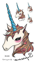 Load image into Gallery viewer, Luxury Head Deer Waterproof Temporary Stickers Tattoo Modern Colorful Tatoo For Women Men