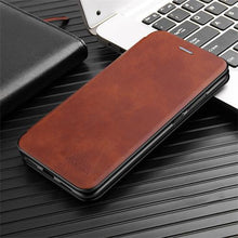 Load image into Gallery viewer, Luxury Leather Flip Case For Xiaomi Redmi Note 9 9S 10 5G 10S 11 11S 8 Pro 8T 7 + Plus Wallet Cover On Redmi 7A 6 6A 9 9A 9C 9T Durable Leather flip Back Covers