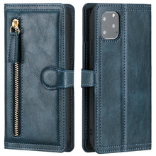 Load image into Gallery viewer, Luxury Leather Flip Wallet Case For iPhone 14 13 12 11 Pro MAX X XS XR Card Holder Stand Cover Retro Brown Card Holder Slots Pocket Case PU Leather Magnetic Closure Kickstand Shockproof Flip Case