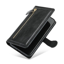 Load image into Gallery viewer, Luxury Leather Flip Wallet Case For iPhone 14 13 Pro MAX 11 12 Mini X XS XR Card Holder Stand Cover Shockproof PU Leather Wallet Card Holder Slots Cover Iphone Phone Case With Magnetic Buckle