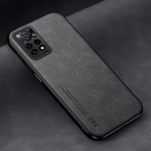 将图片加载到图库查看器,Luxury Leather Magnetic Case For Xiaomi Redmi Note 11 10 9 11E Pro 11S 10S 12 12X 10C POCO X3 NFC Pro F3 Covers With Metal Plate Leather Premium Back Cover Mobile Phone Case Flexible Protective Ultra Thin Scratchproof Phone Cover