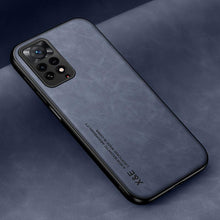 将图片加载到图库查看器,Luxury Leather Magnetic Case For Xiaomi Redmi Note 11 10 9 11E Pro 11S 10S 12 12X 10C POCO X3 NFC Pro F3 Covers With Metal Plate Leather Premium Back Cover Mobile Phone Case Flexible Protective Ultra Thin Scratchproof Phone Cover