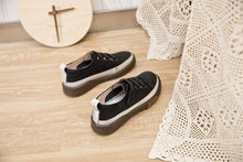 将图片加载到图库查看器,Luxury Leather Womens Sneakers Spring Shoes New Genuine Leather Casual Women Fashion Flat Girl Student Shoes Comfortable Women's Casual Flats Elegant Soft Walking Sneakers